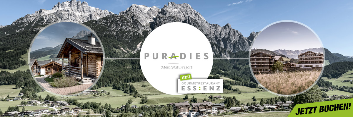 PURADIES Hotel & Chalets - Bikeurlaub Leogang Salzburger Land