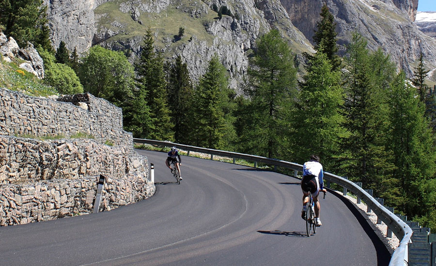 Urlaub mit dem Rennrad in den Alpen